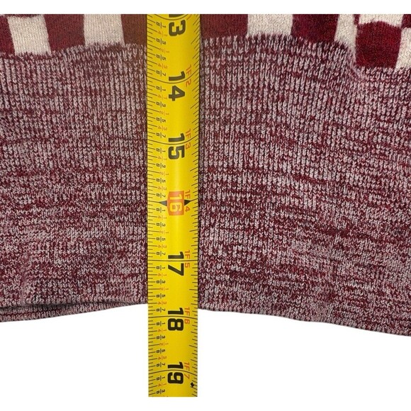 Find Me Now Presley Checkerboard Harlequin Puff Sleeve Cropped Cardigan M - Picture 10 of 14